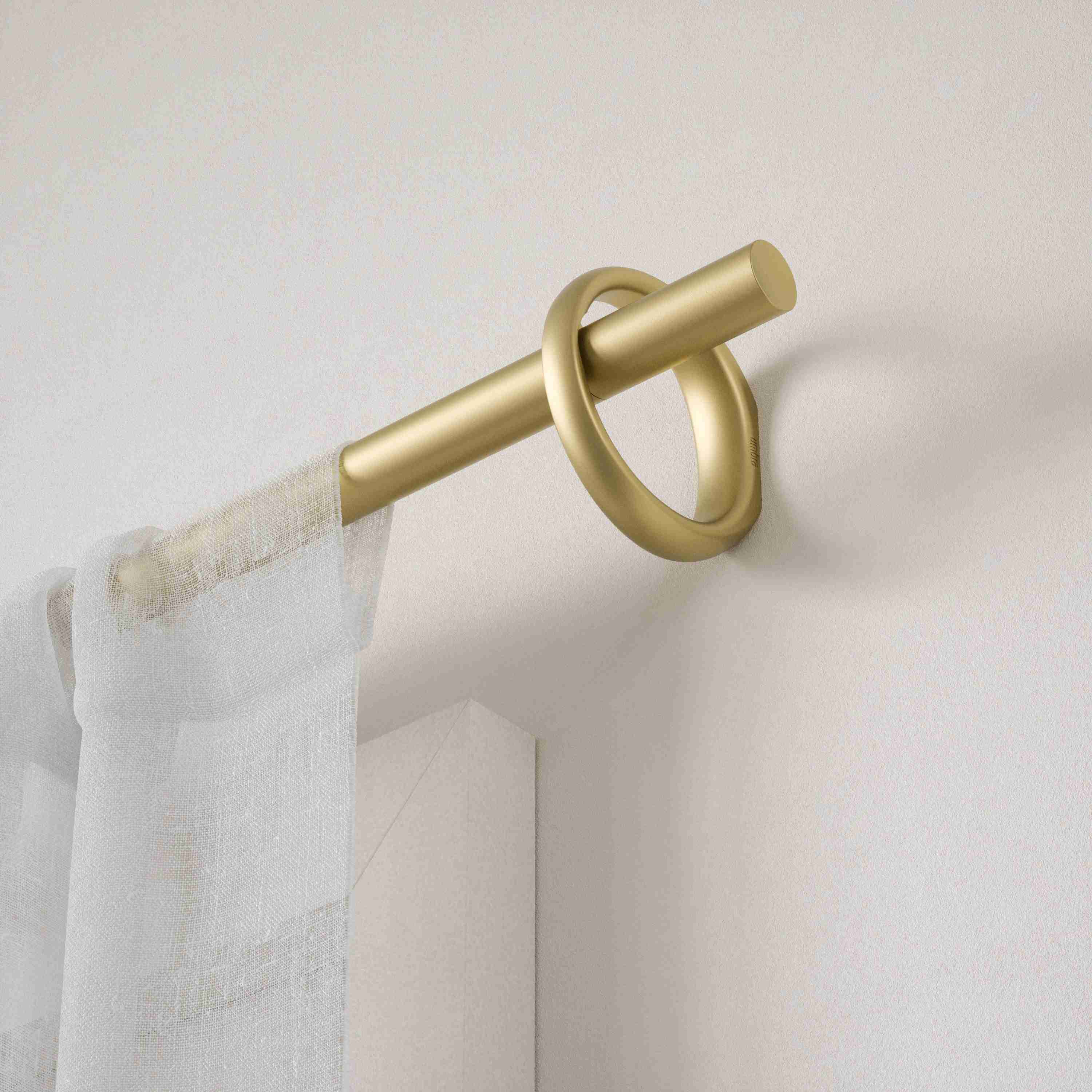 Umbra gordijnroede Ringlet – 123 x 11 x 10 cm – Goud