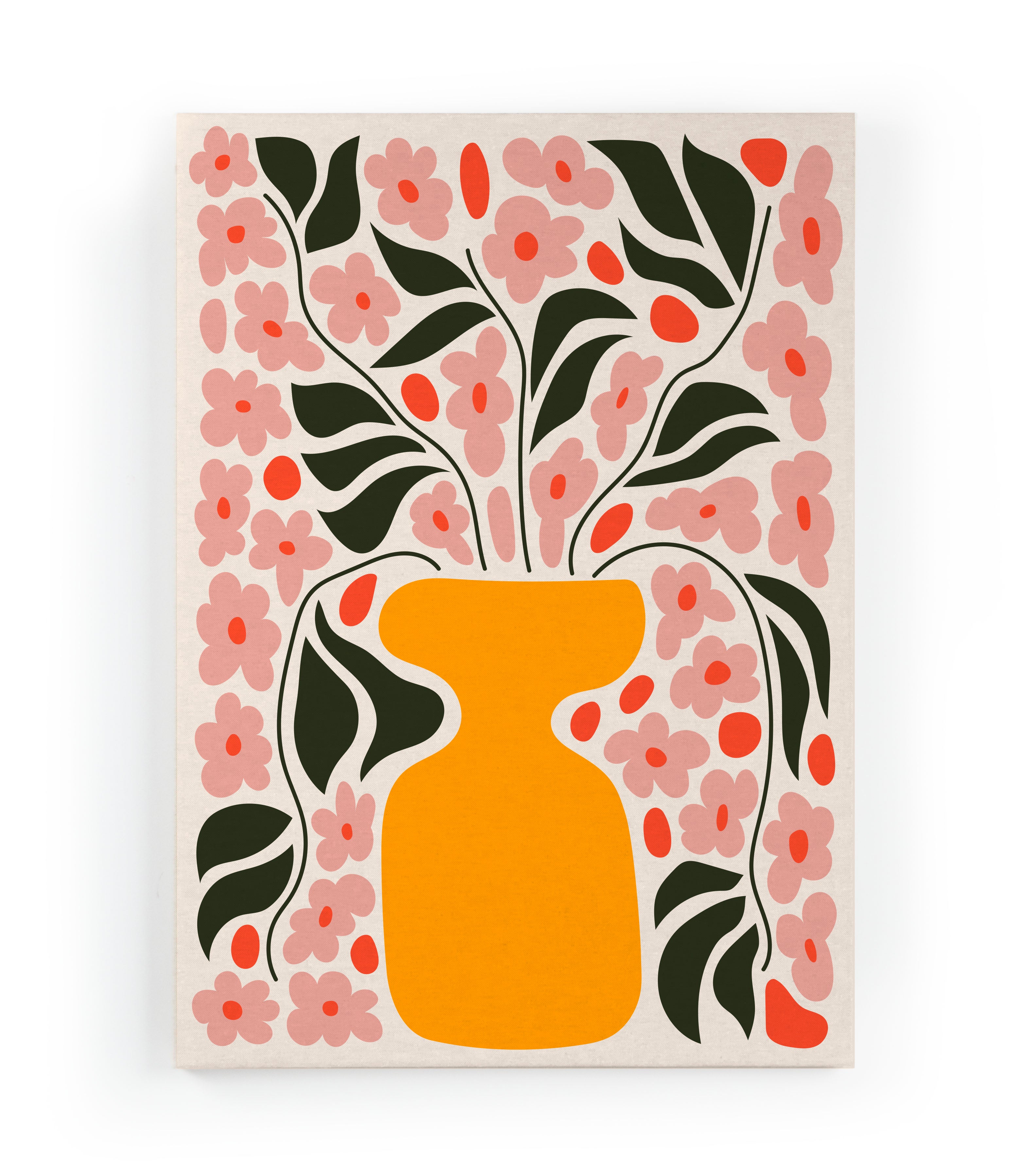 Canvas 60×40 Afdruk Bloemenpot