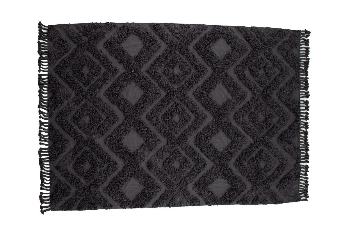 Rebellenclub Vloerkleed Nostrum – 300 x 200 cm – Donkergrijs