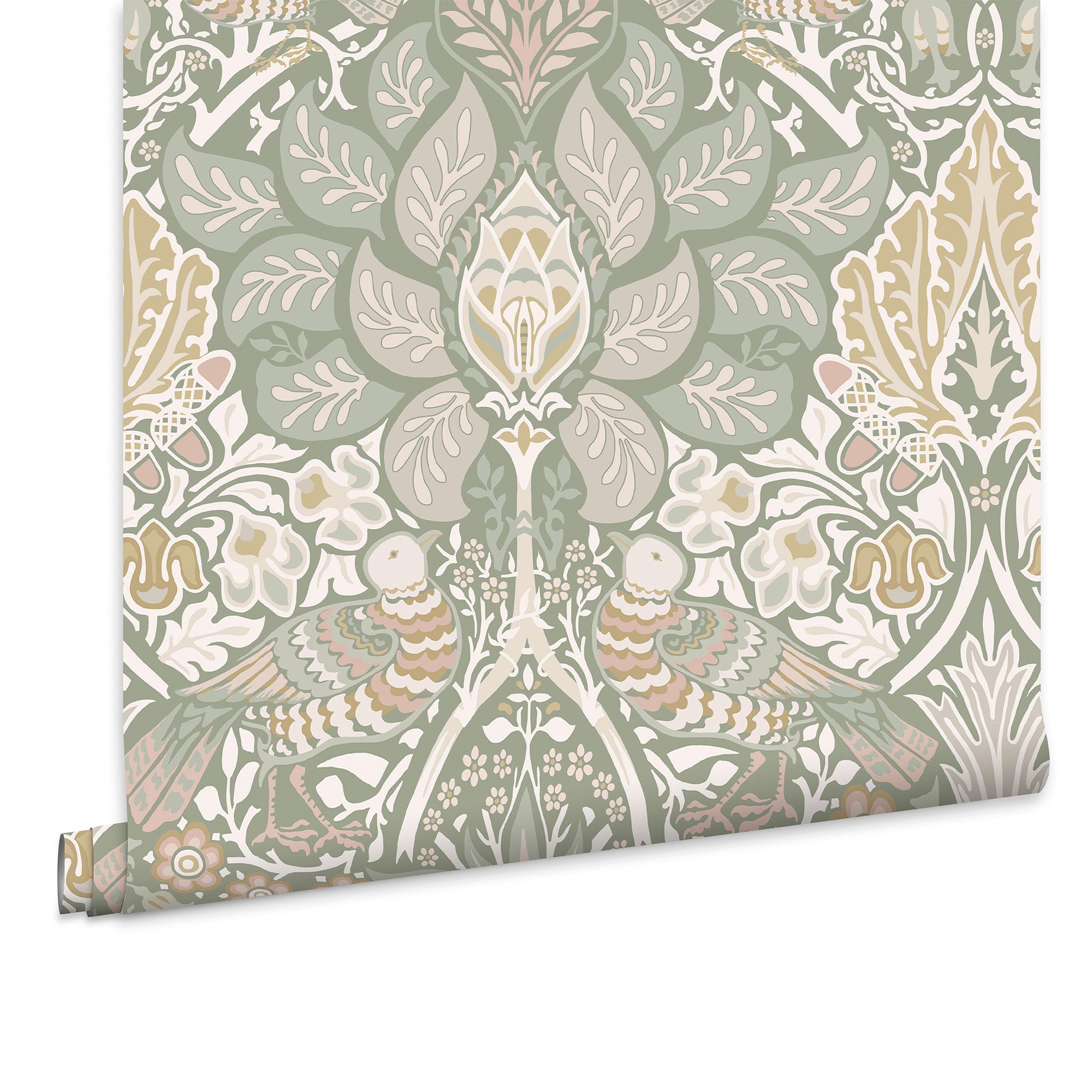 William Morris at Home Vliesbehang – Dove & Rose Spring Garden – 1000x