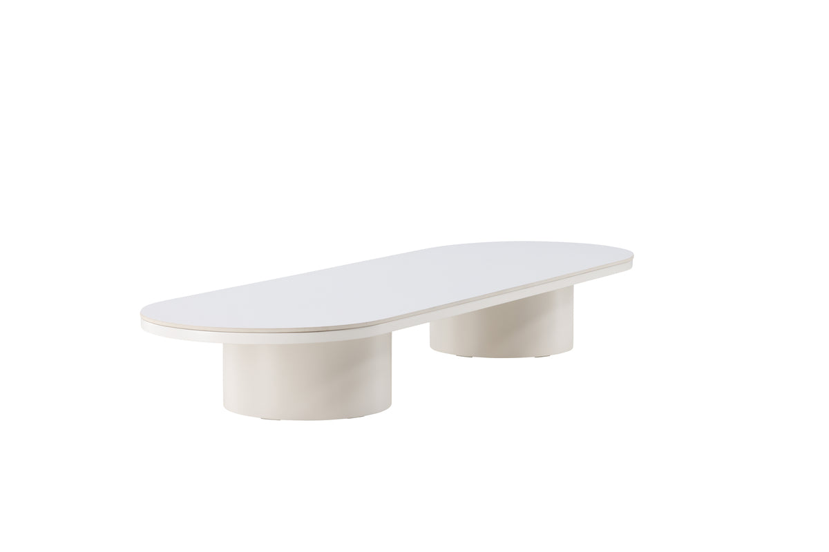 Rebellenclub Salontafel Mahigan – 190 x 60 cm – Creme