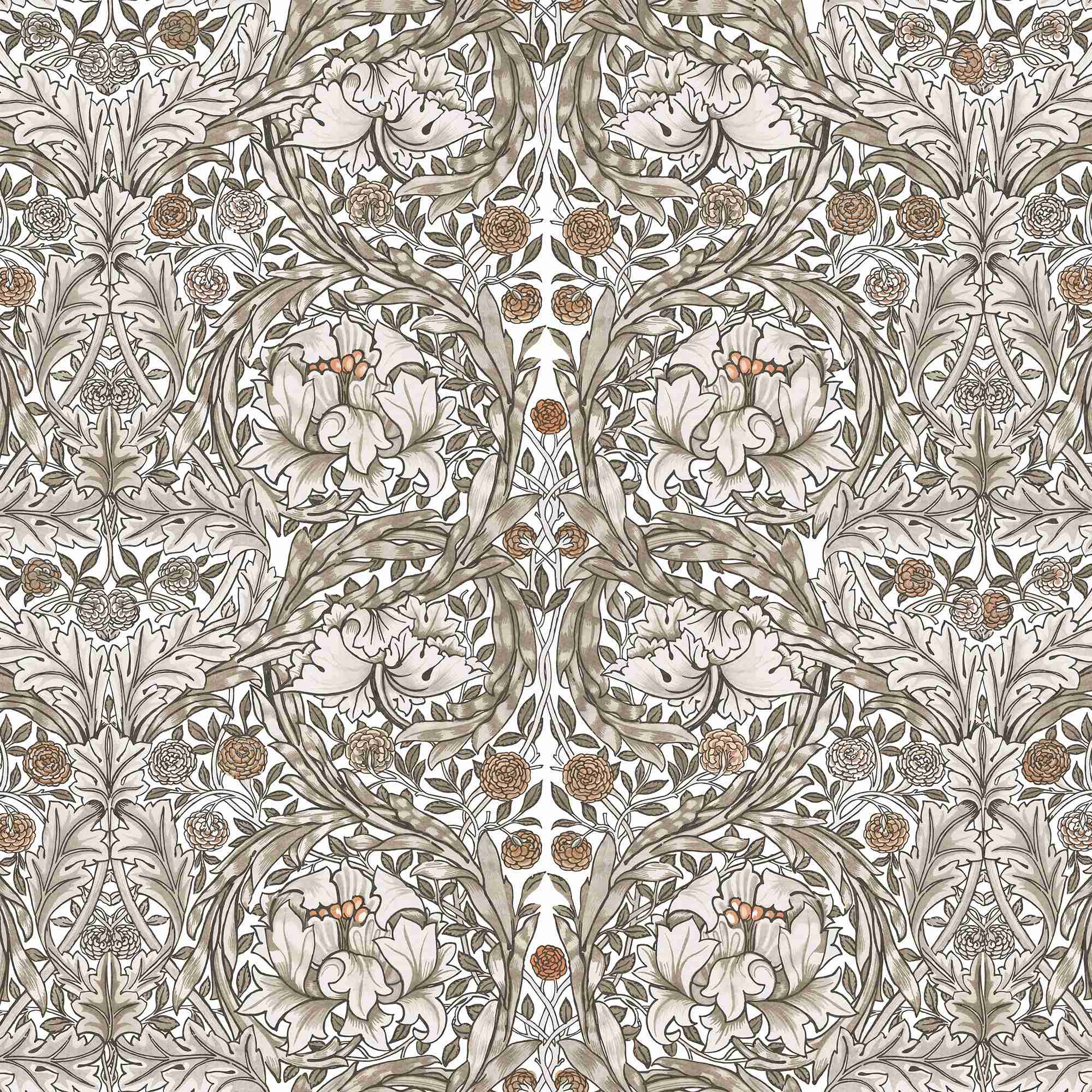 William Morris at Home Fotobehang – African Marigold Neutral – 400×250