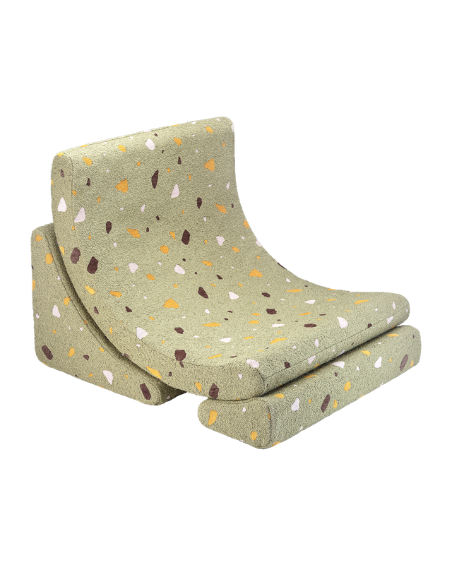 Wigiwama Terrazzo Moon Chair – Groen