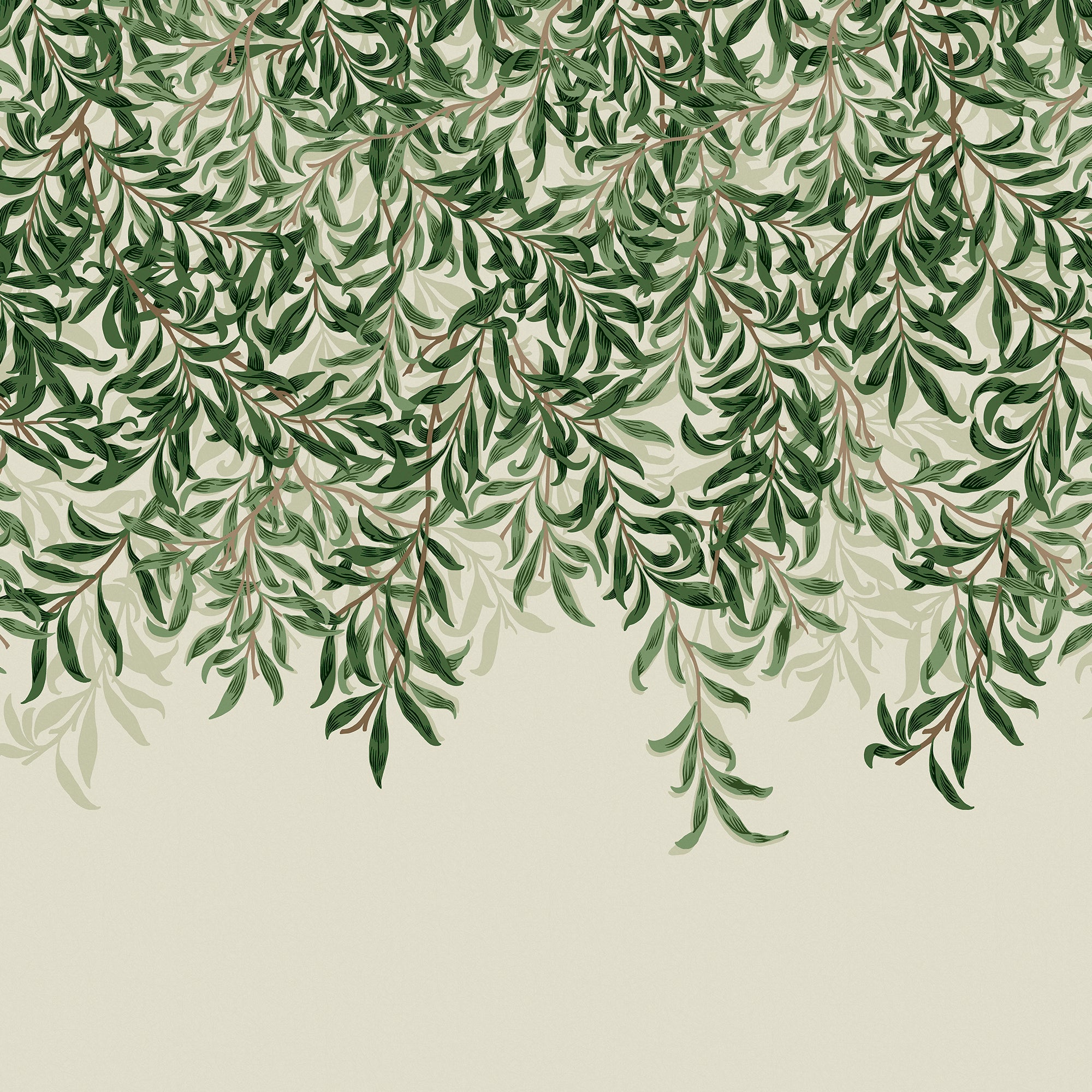 William Morris at Home Fotobehang – Willow Bough Greens – 400×250 cm