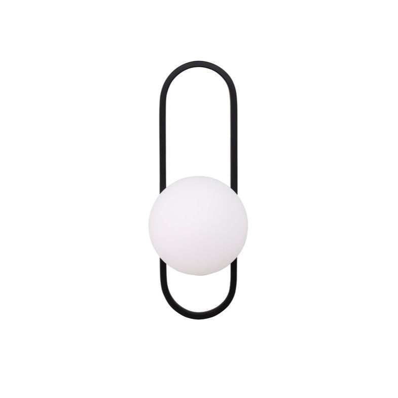 Rebellenclub Wandlamp Gallo – zwart – 15 x 15 cm