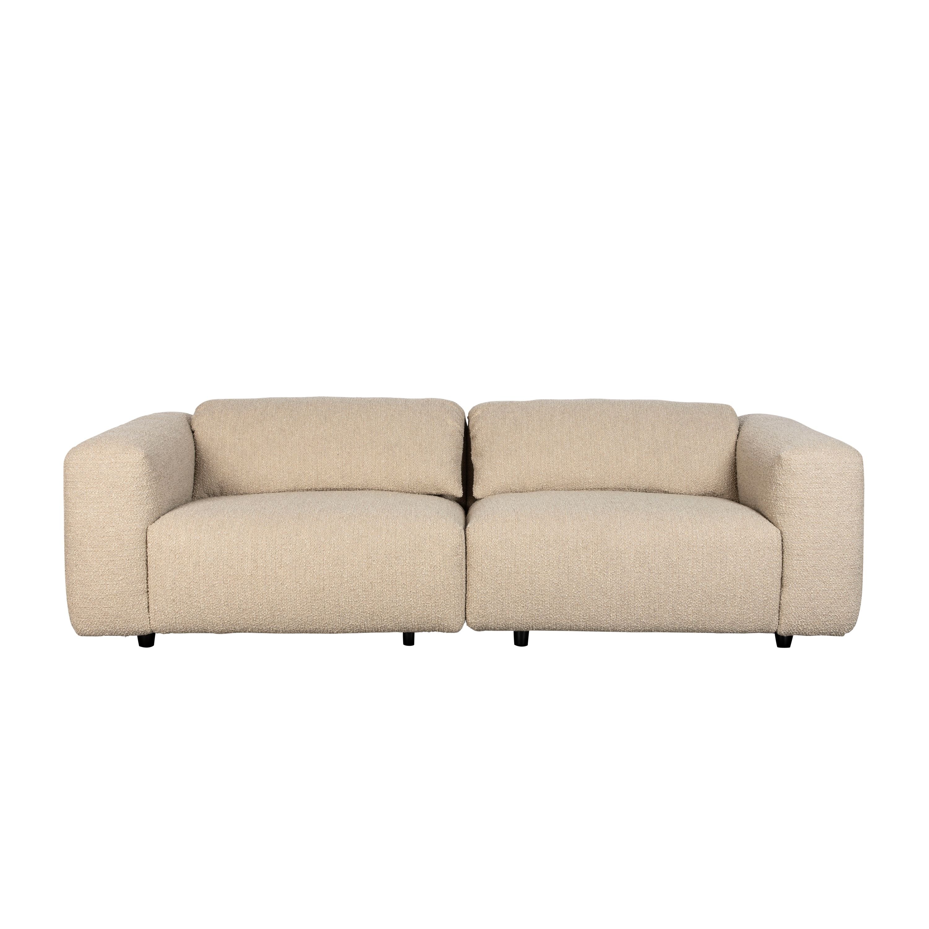 Zuiver Wings 3-zitsbank Caramel – Bruin