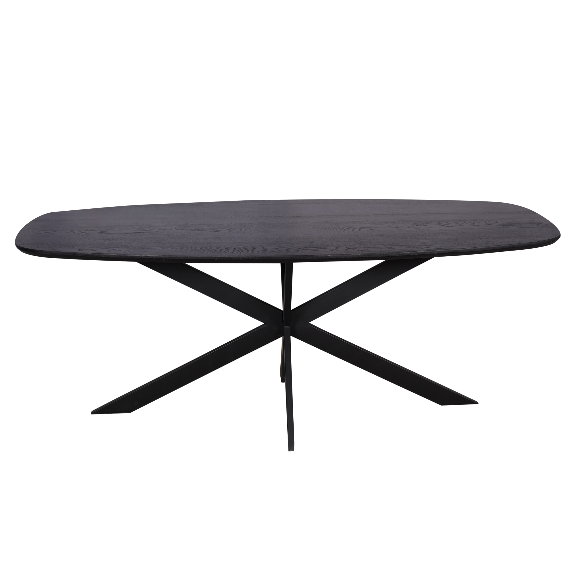 Starfurn eettafel Ferris – zwart – 100x200x76cm