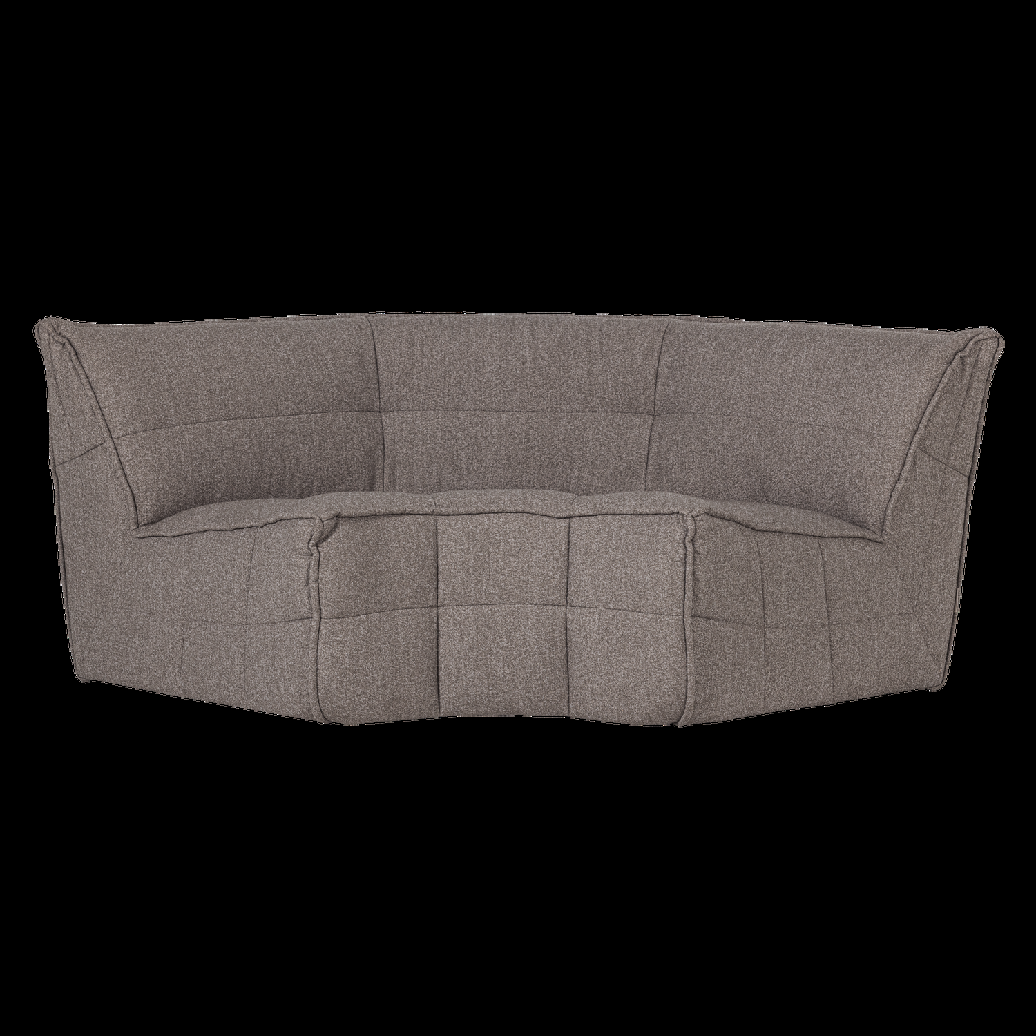 vtwonen hoekelement Cluster – Bouclé – Middenbruin – 81x205x92