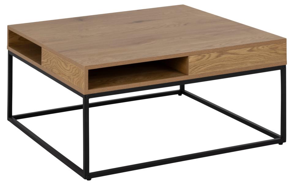 BRAM Salontafel Chester – 80 x 80 cm – Eiken