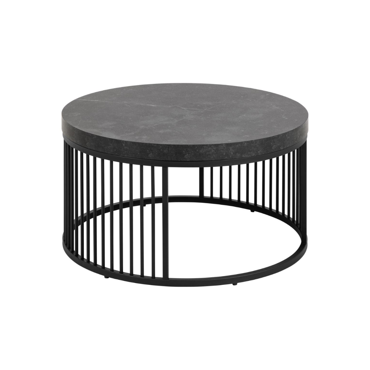 BRAM Salontafel Clune – ø65 cm- Zwart