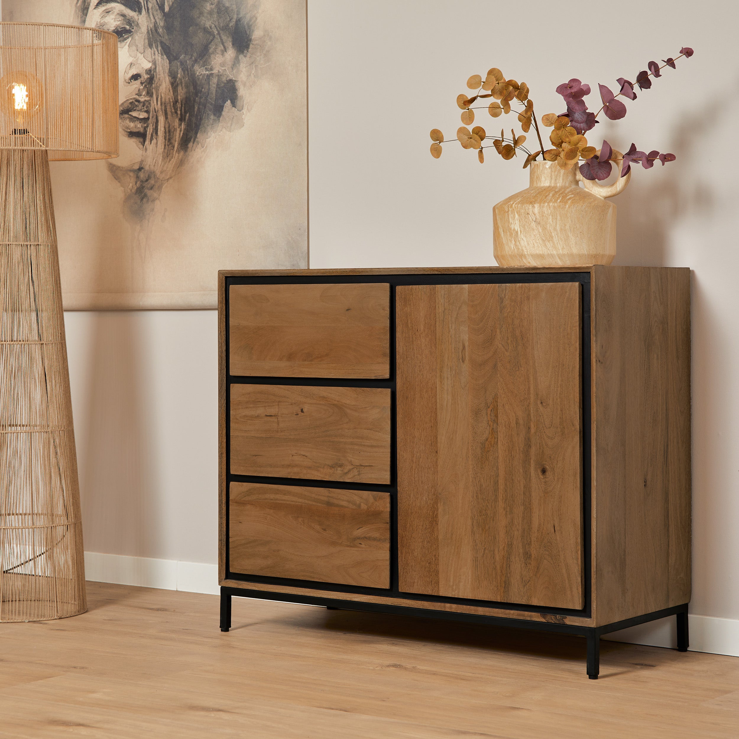 Starfurn kabinet RichWood – bruin – 45x100x85cm