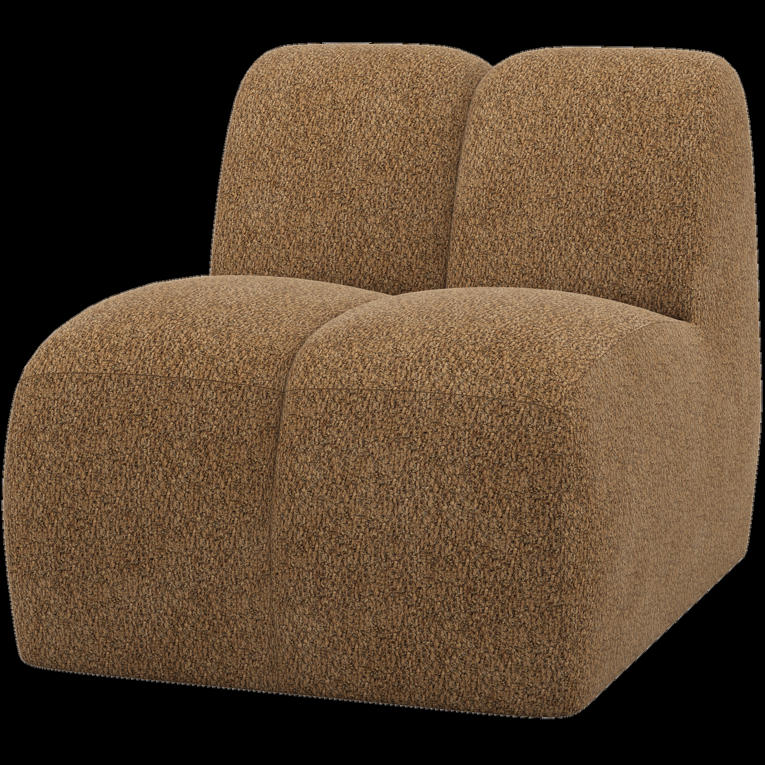 WOOOD 1-zits element Mojo – Wollig – Honinggeel -74x84x97