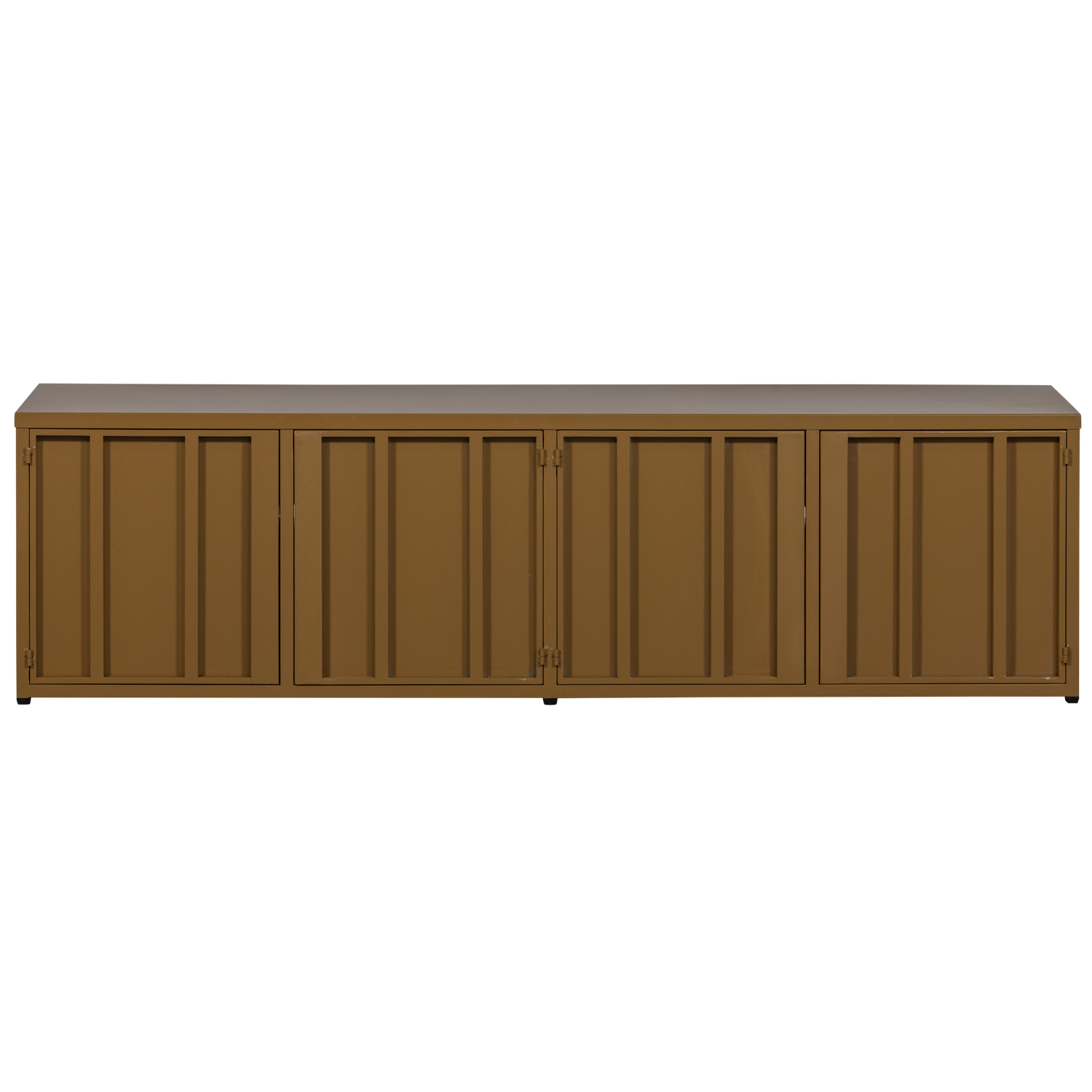 WOOOD tv-meubel Level – Metaal – Honinggeel – 44x160x44