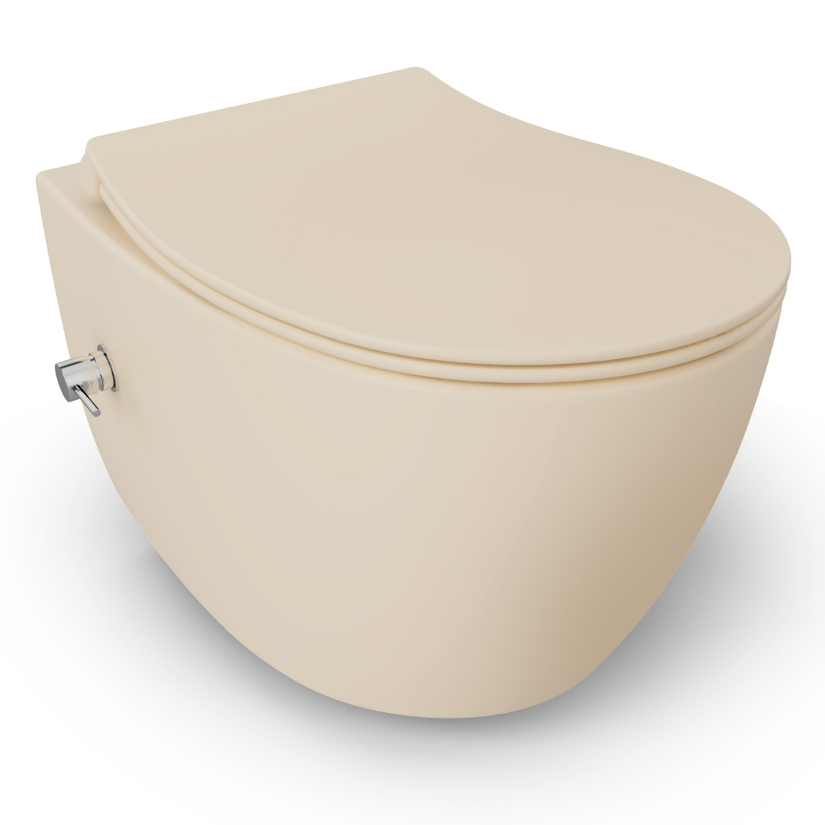 Isvea Wc Toilet Badkamer Hangend Bidet Ivoor Inclusief Softclose Toile