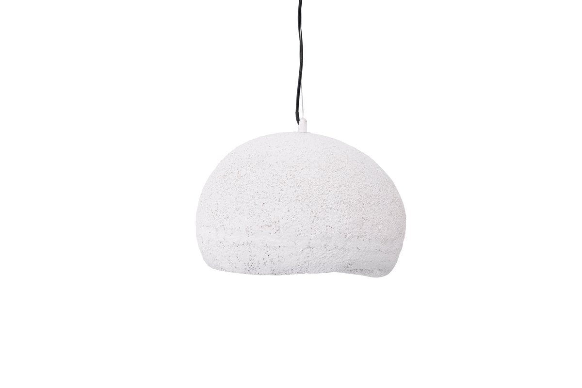 Rebellenclub Hanglamp Solon – wit – Ø 40 cm