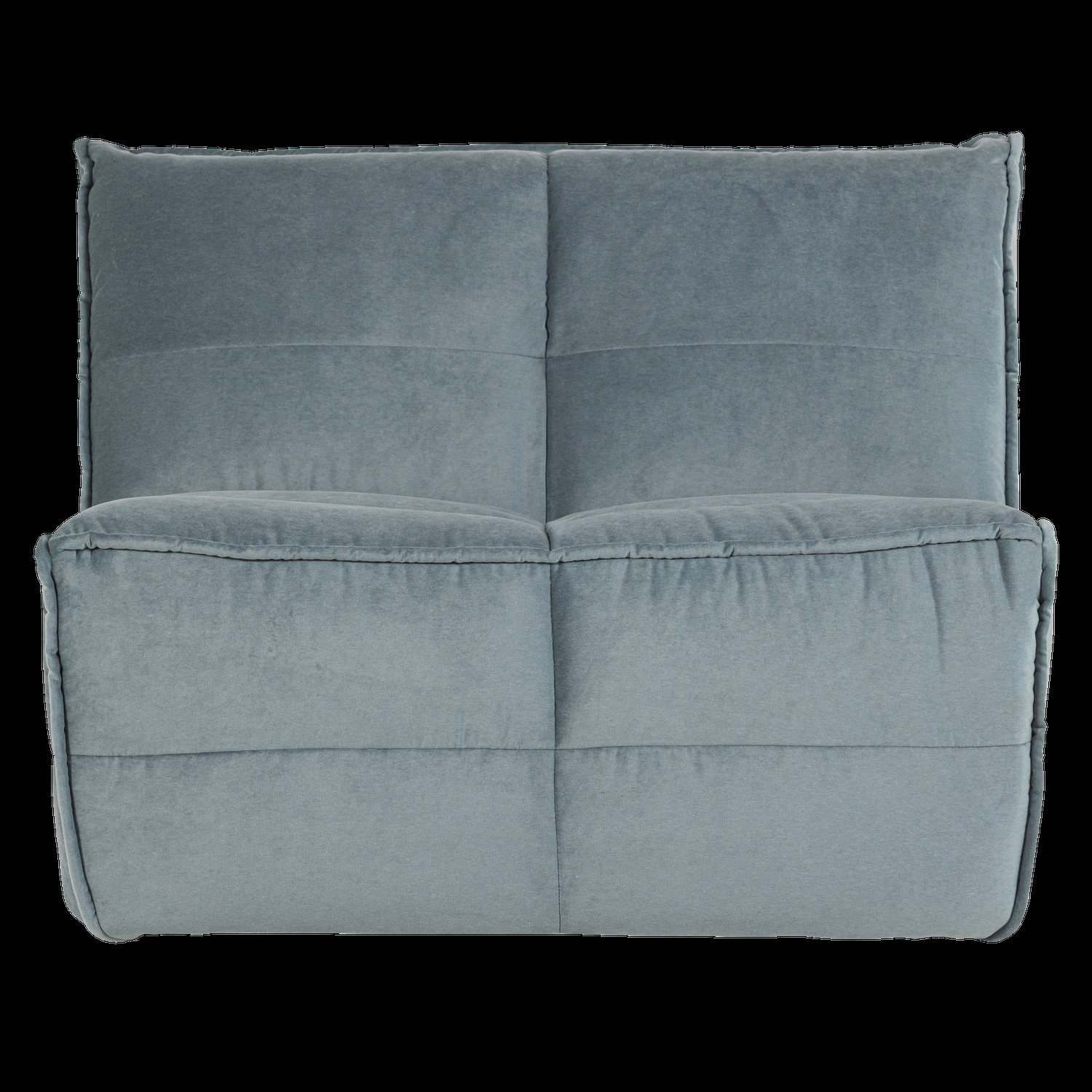 vtwonen 1-zits element Cluster – Velvet – Turquoise Blauw – 82x105x92