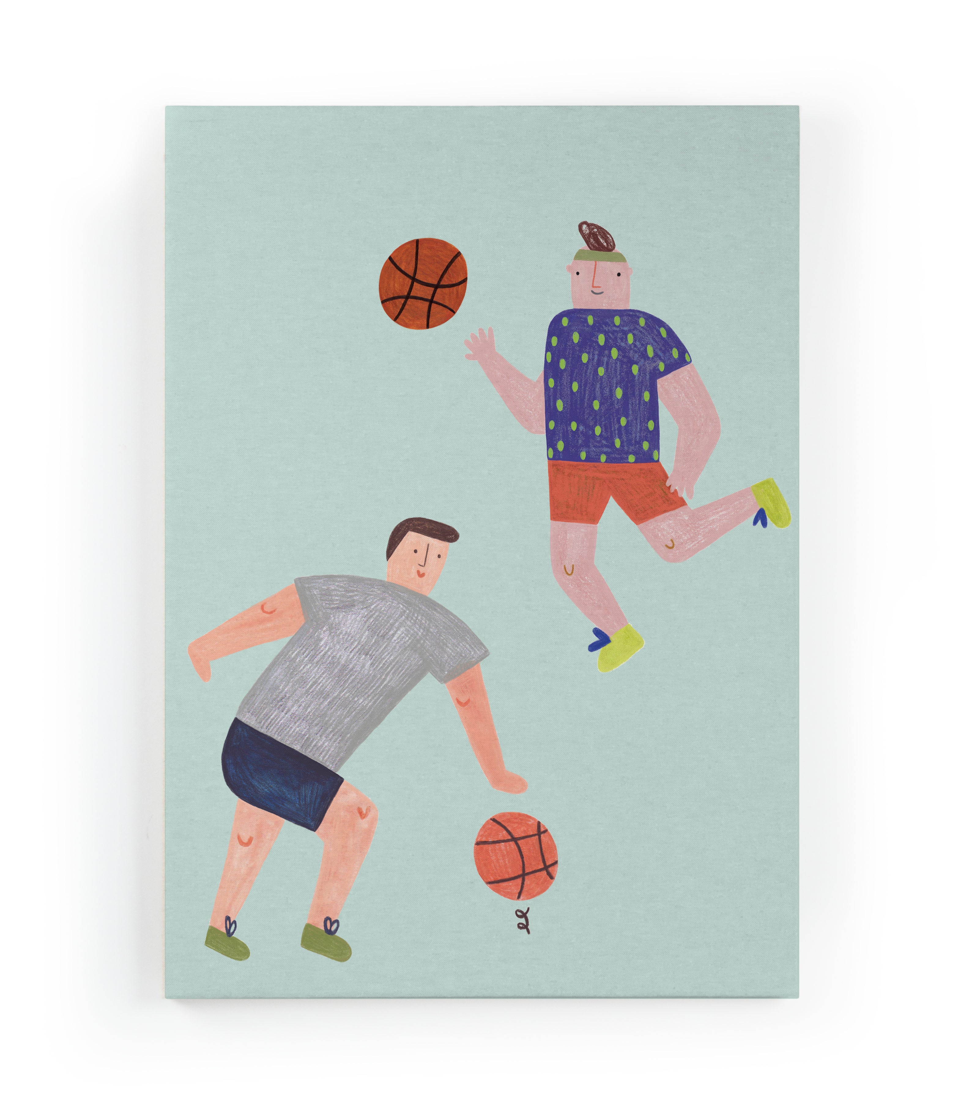 Canvas 60×40 Afdruk Basketbal