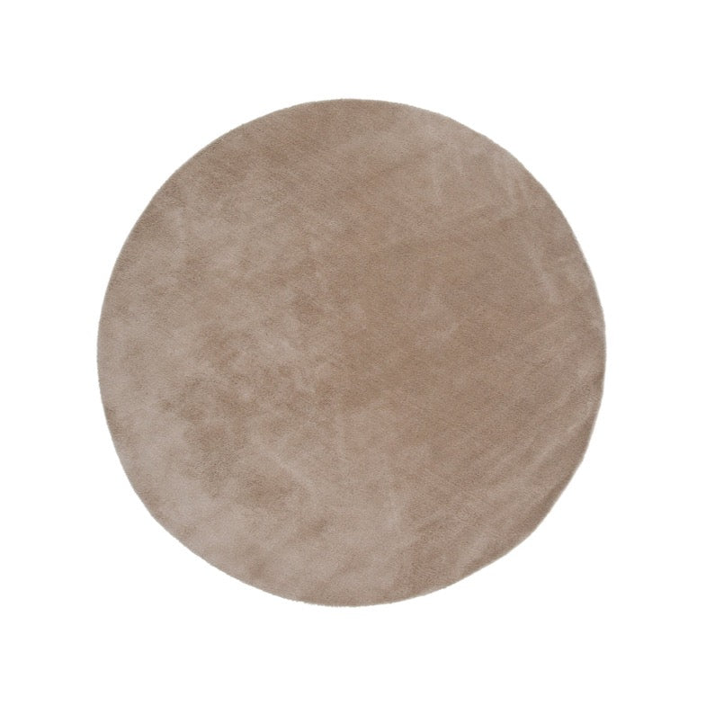 Rebellenclub Vloerkleed Bramming – beige – Ø 200 cm