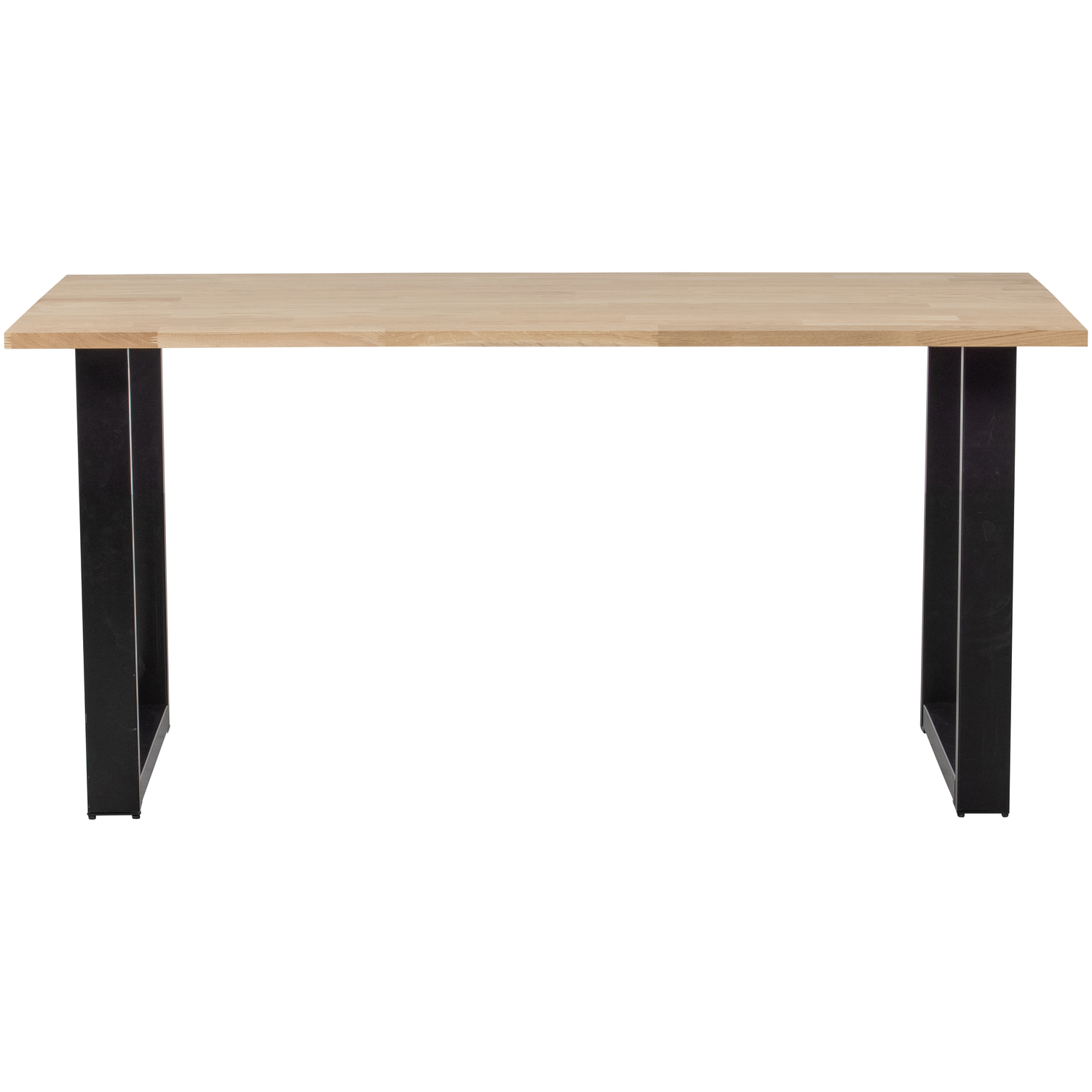 WOOOD tafel met u-poot Tablo – Eiken/Metaal – 75x160x90