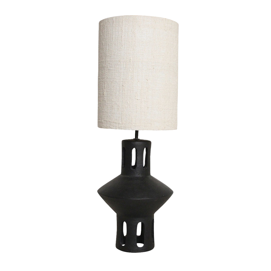 Raw Materials tafellamp Terra Lily – Zwart