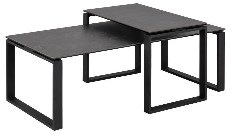 BRAM Salontafel Muker – 115 x 55 cm – Zwart