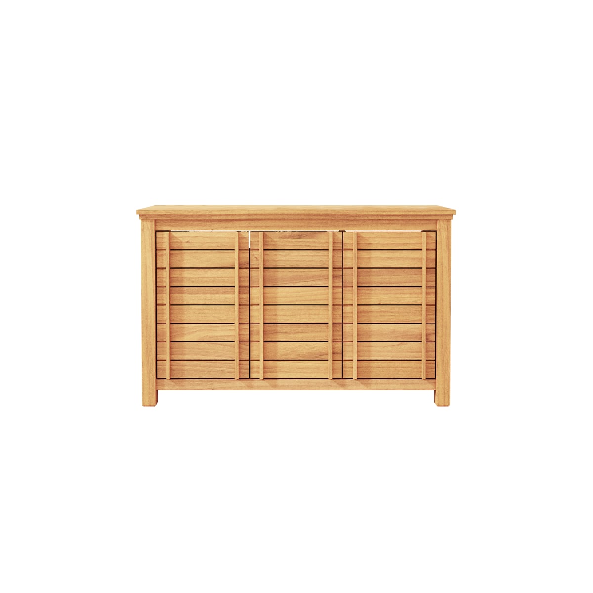 Tikamoon Wastafelmeubel van massief teak 125 cm – Naturel