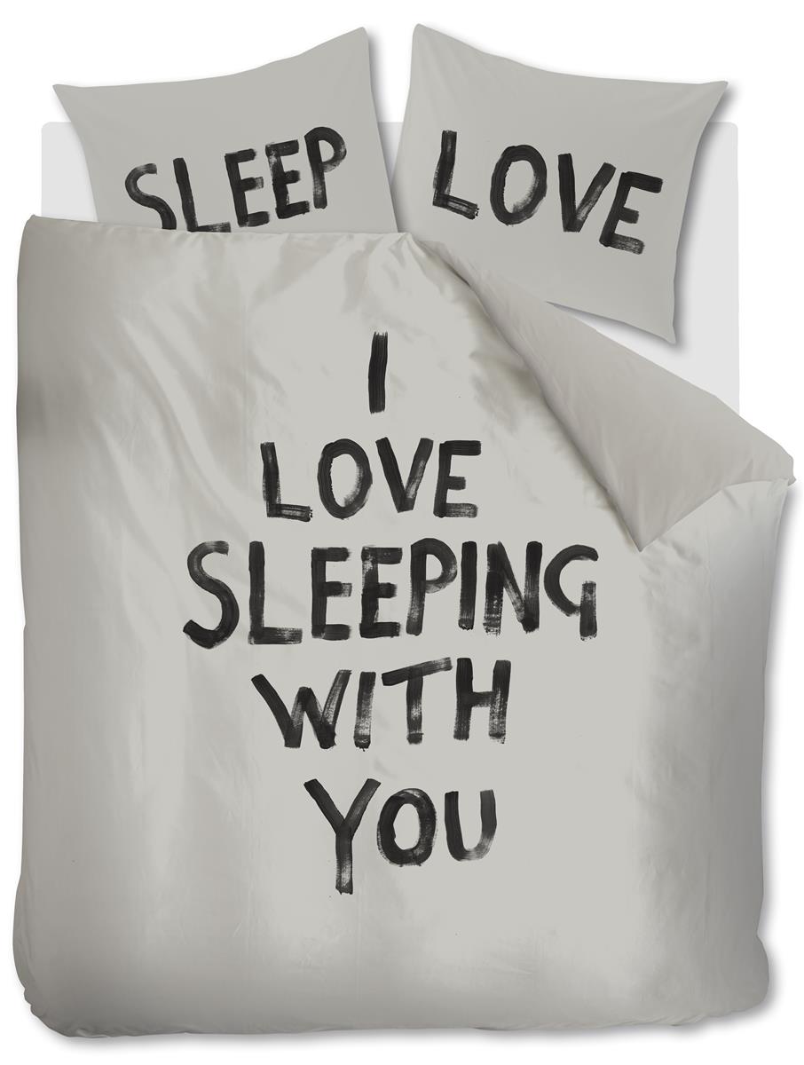 vtwonen dekbedovertrek Love Sleep – 200×200/220 cm – naturel