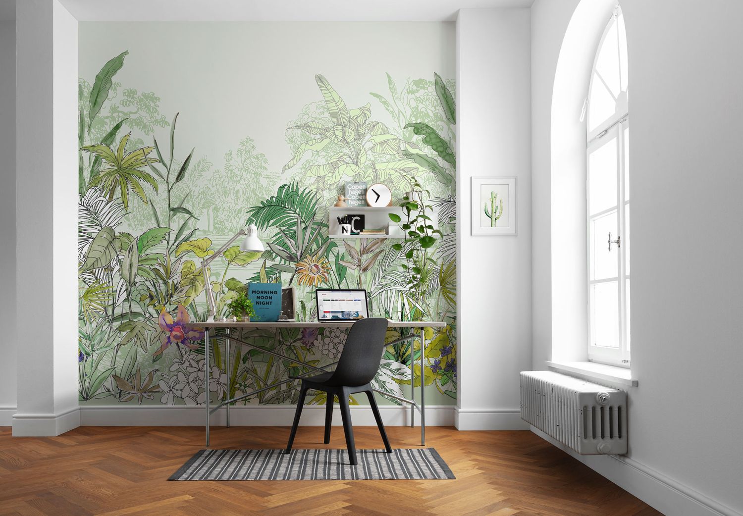 Komar fotobehang Hortus groen – 250 x 250 cm – 611194