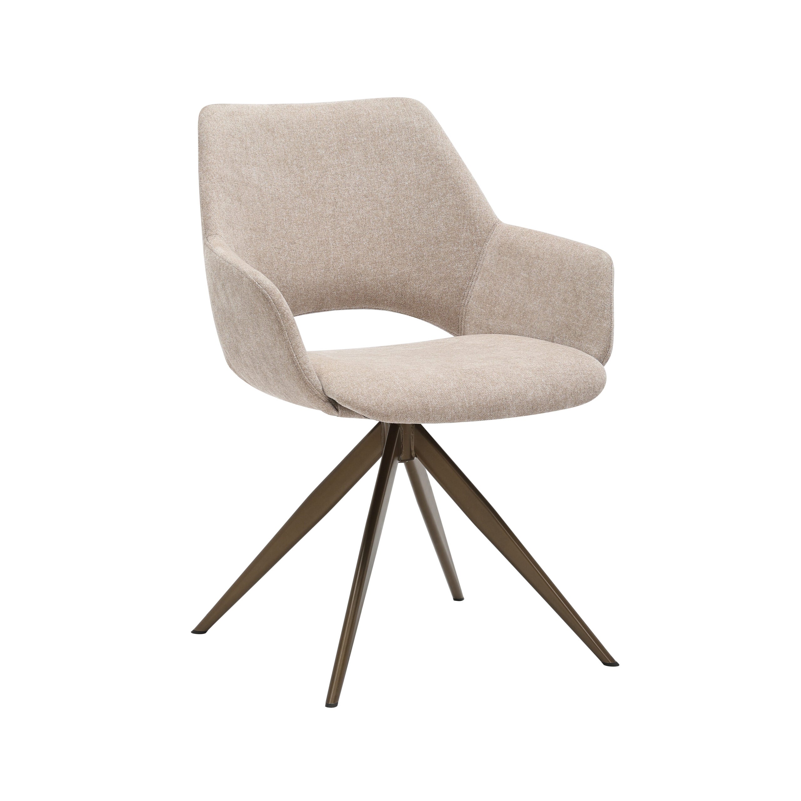 Starfurn eetkamerstoel Daisy – beige – 60x61x82cm