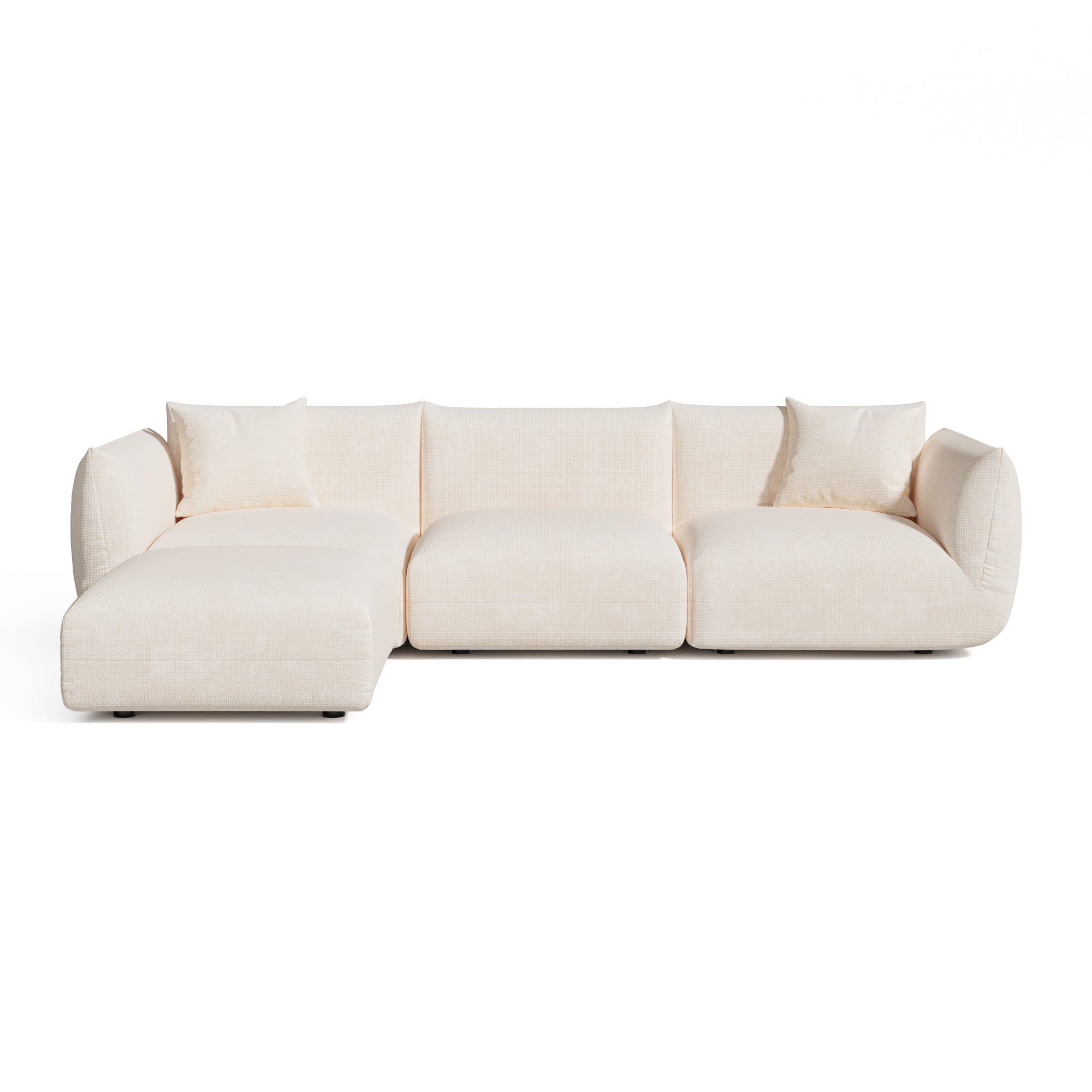 Sia Home – NOOMA – Chenille fluweel – Crème – 313cm