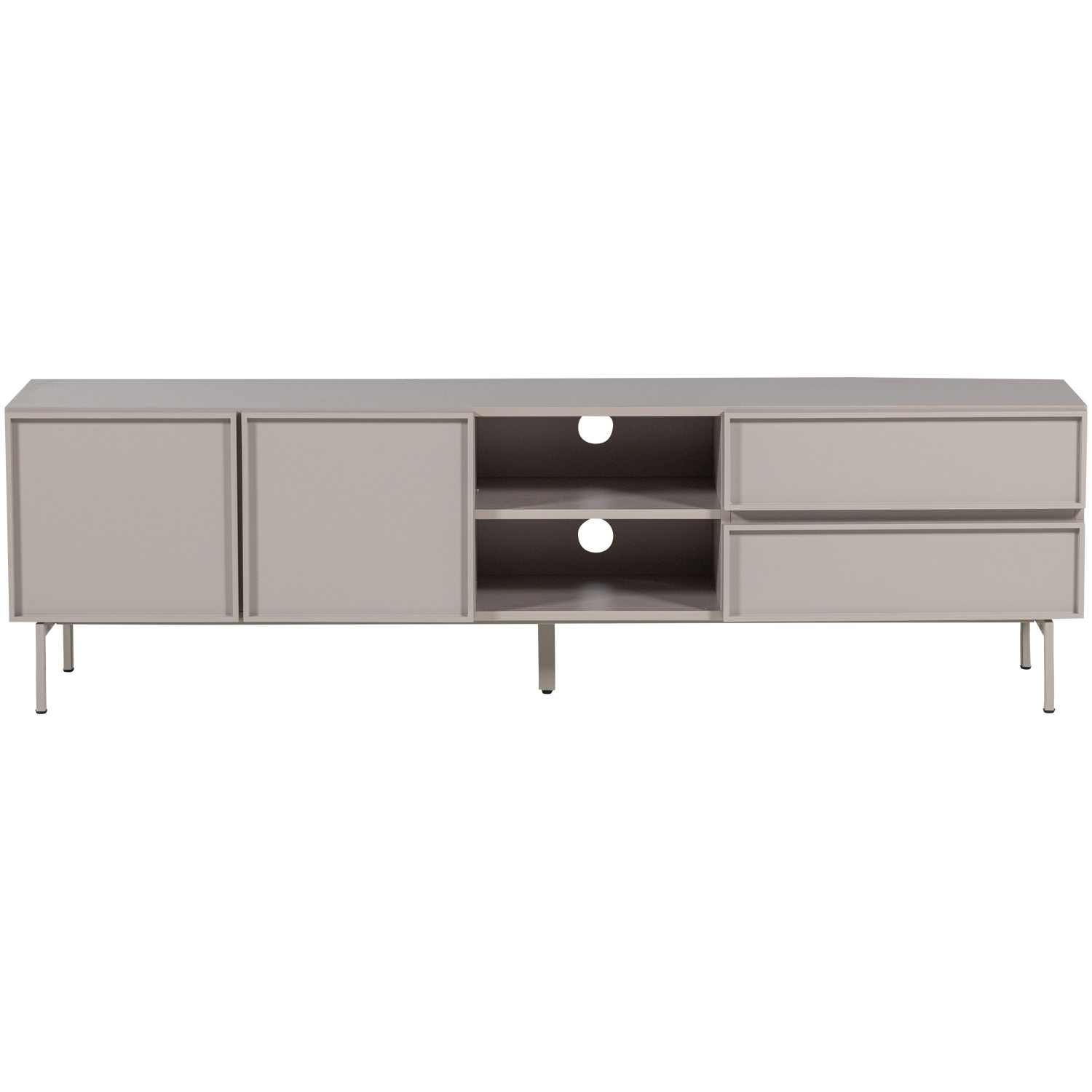 WOOOD tv meubel Tours 180 cm – Melamine/MDF – Zand – 51x180x42