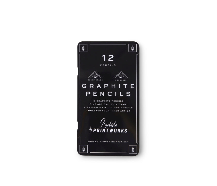 Printworks 12 Kleurpotloden – Grafiet