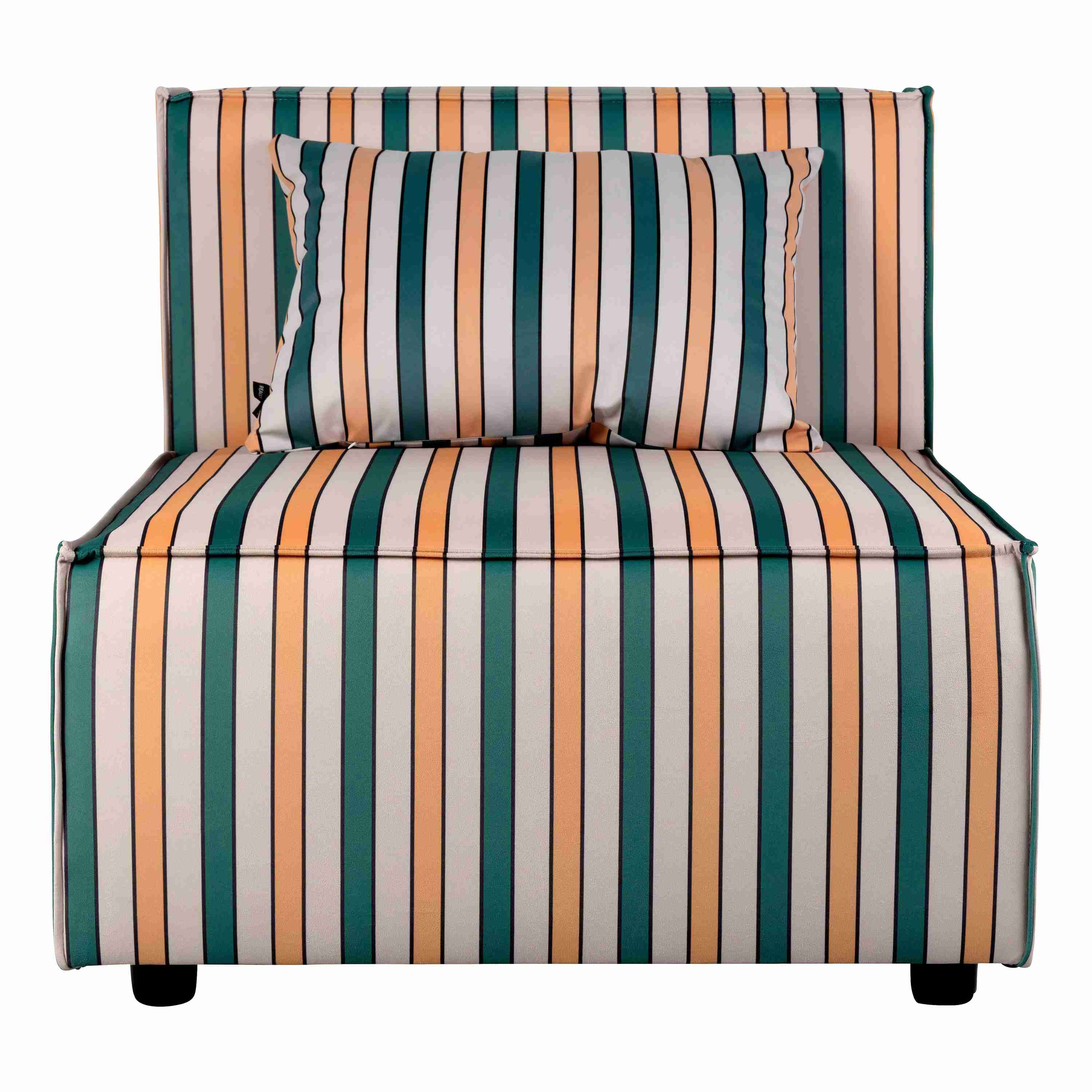 Fluwelen lounge fauteuil