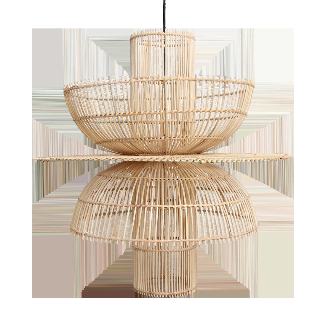 Raw Materials Saturn rotan hanglamp – Ø 65×63 cm