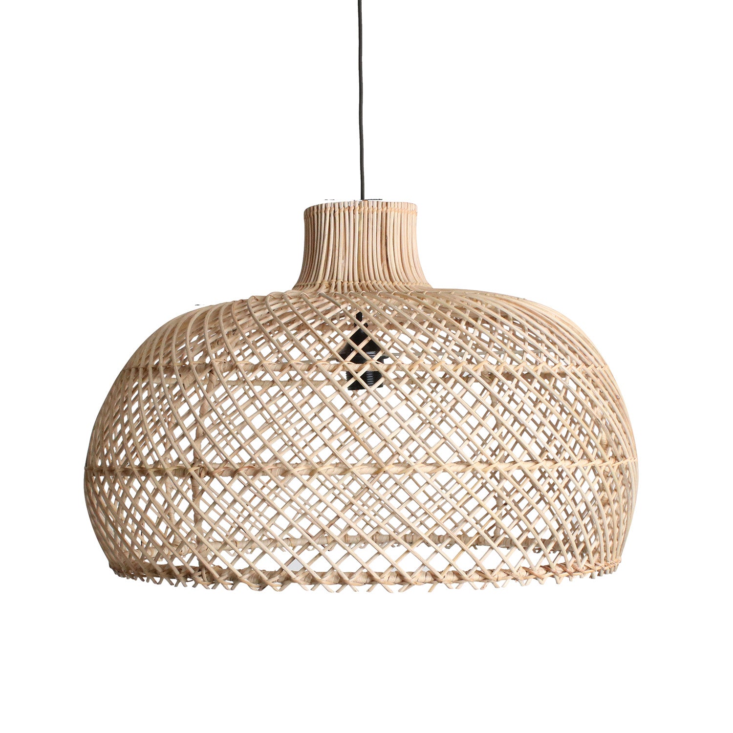 Raw materials hanglamp Maze L – naturel – 57x57x36 cm