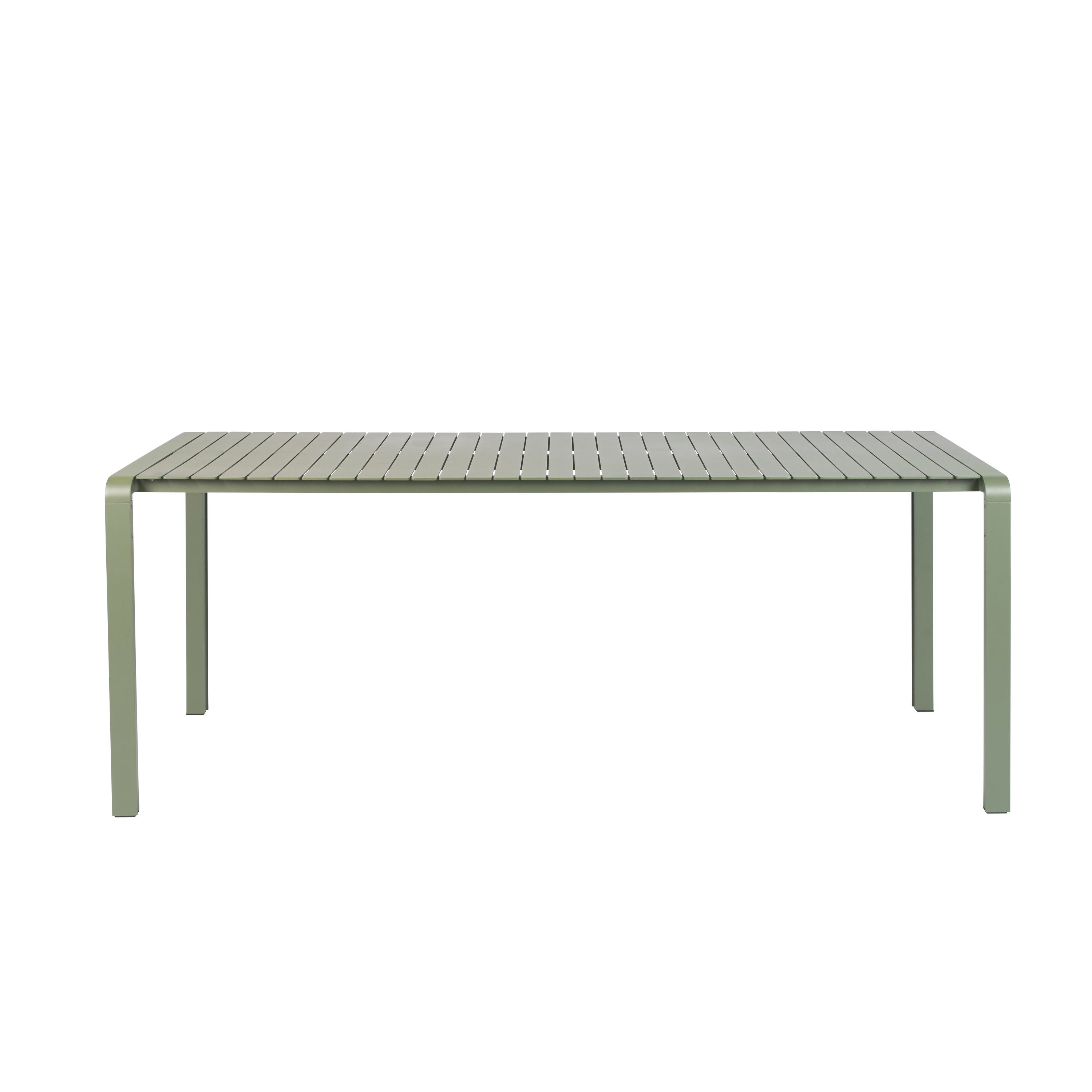 Zuiver Vondel Tuintafel 214×97 cm Aluminium Groen