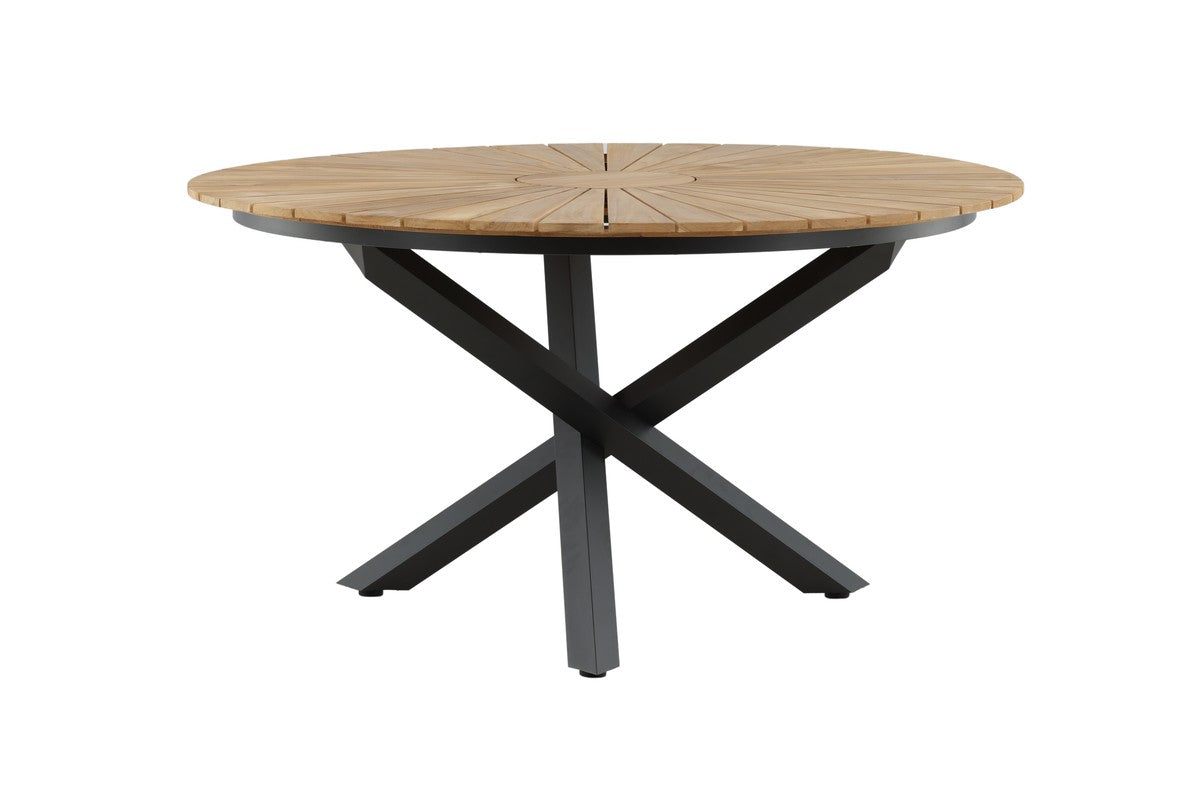 Rebellenclub Ronde Tuintafel Tonga – ¿140 cm – Zwart