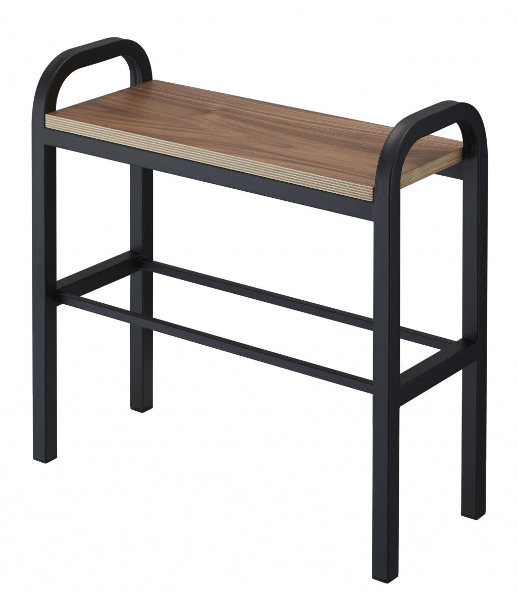 Yamazaki Schoenenrek met Houten Plank – Tower – Zwart