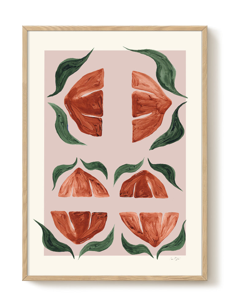 Anna Mörner – Röd Blomma – PSTR studio Kunst Poster