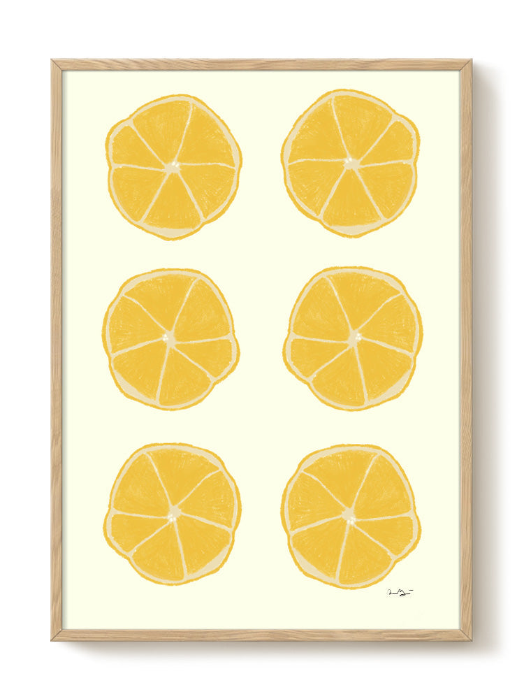 Anna Mörner – Lemons – PSTR studio Kunst Poster