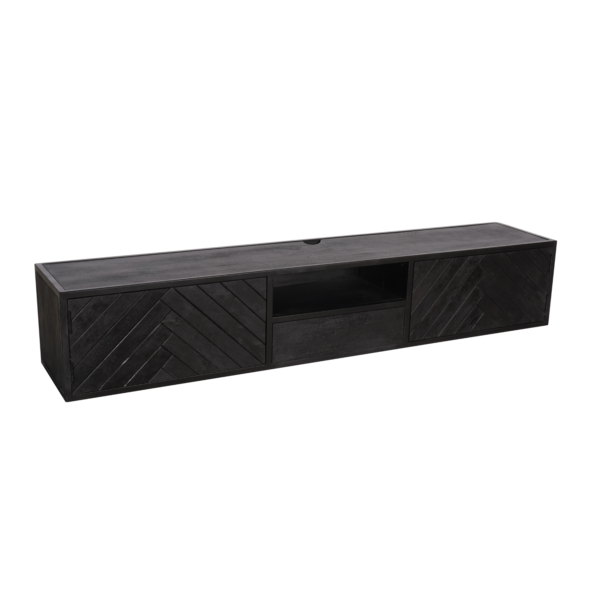 Starfurn tv meubel New York – zwart – 35x180x33cm