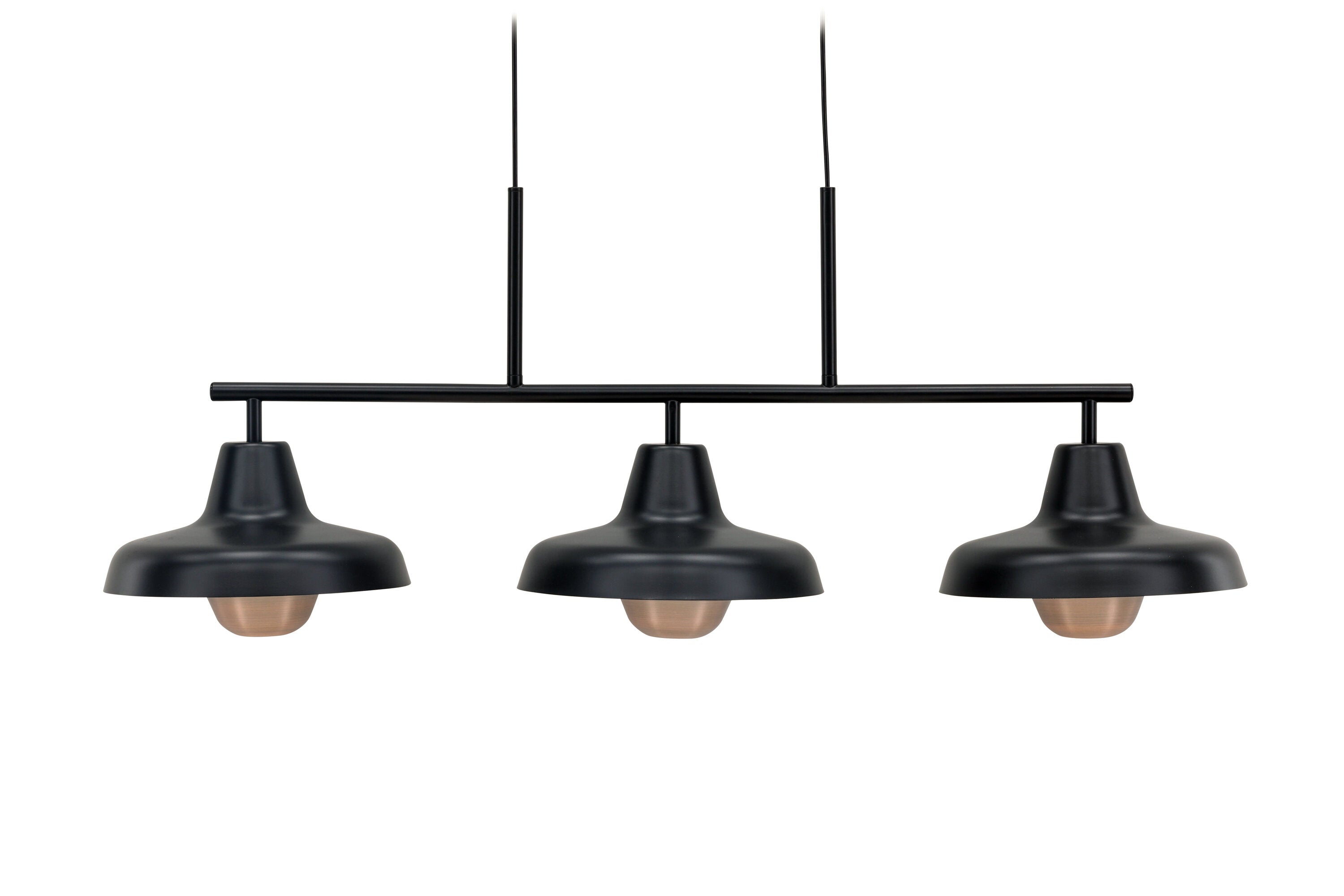 Rebellenclub Hanglamp Vestby – zwart – Ø 30 cm