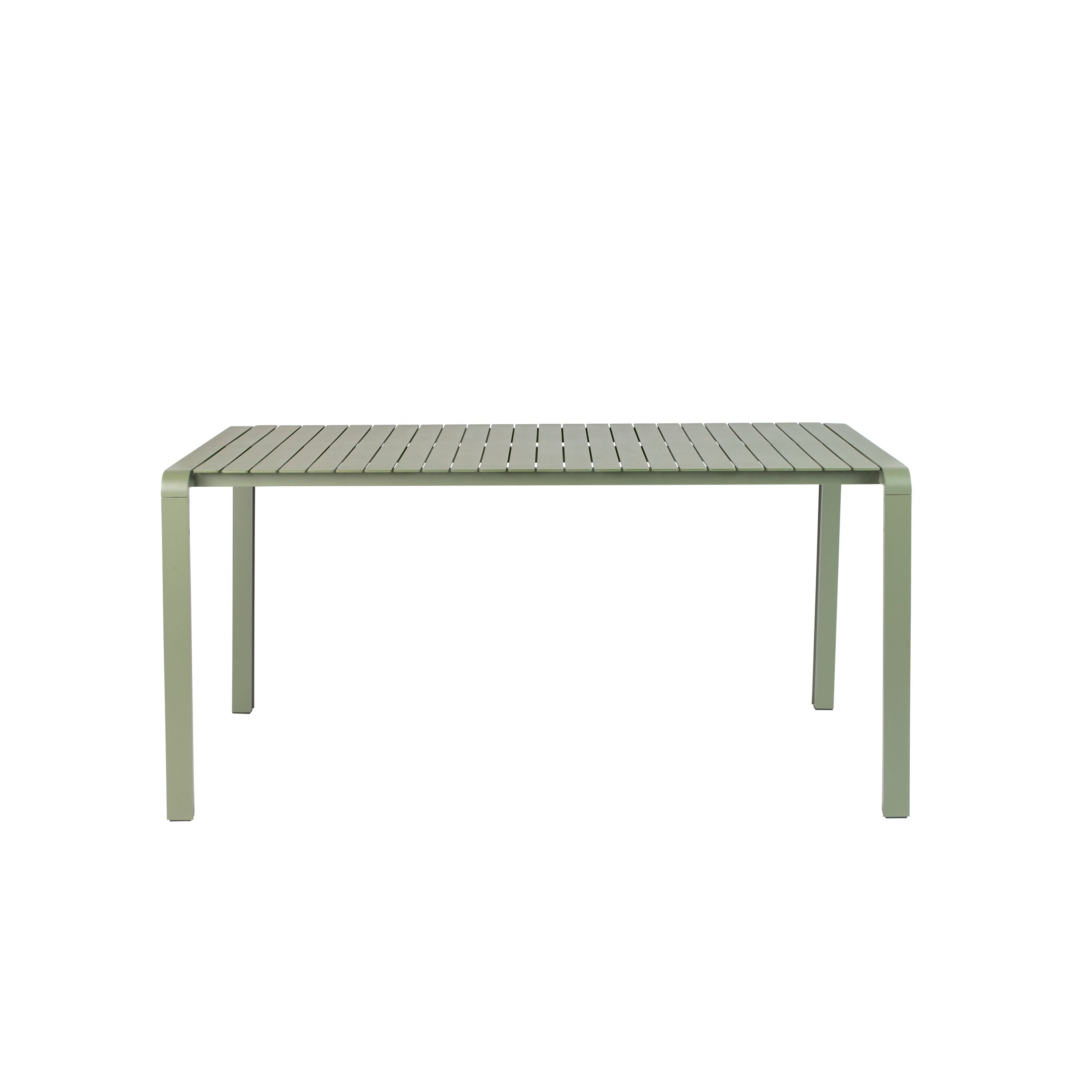 Zuiver Vondel Tuintafel 168,5×87 cm Aluminium Groen