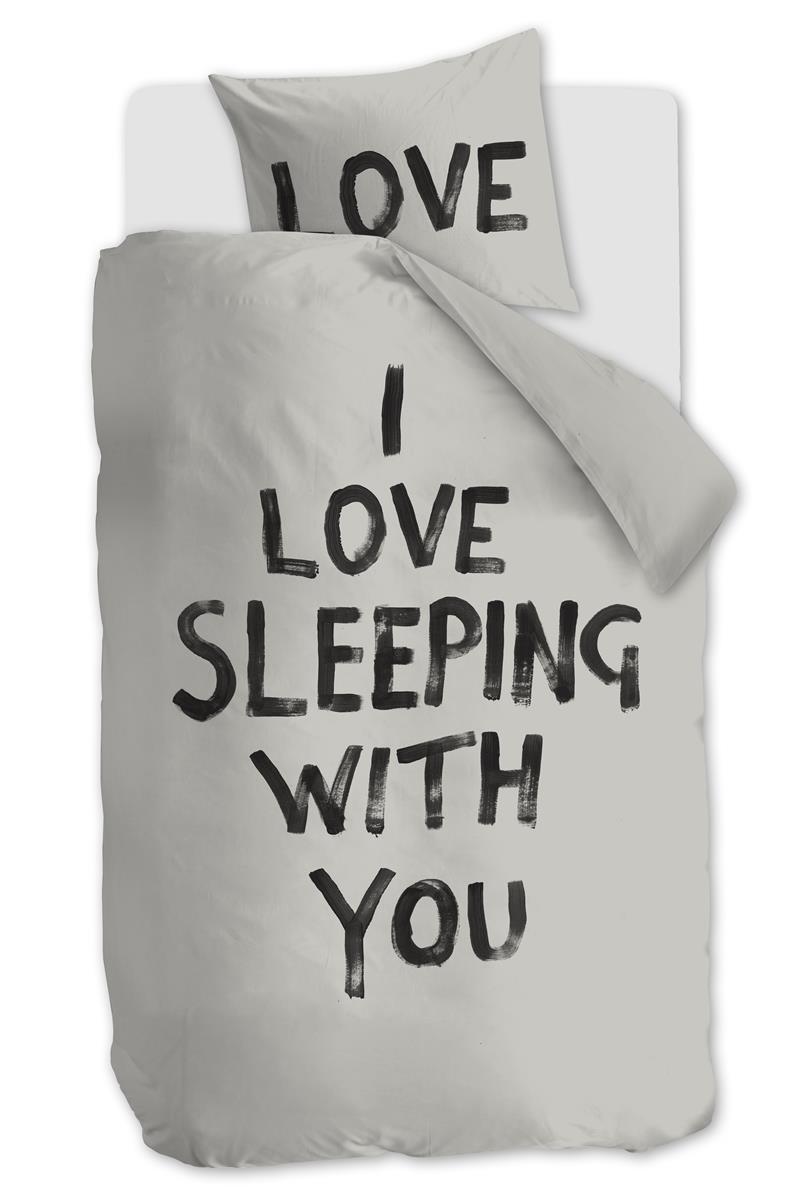 vtwonen dekbedovertrek Love Sleep – 140×200/220 cm – naturel