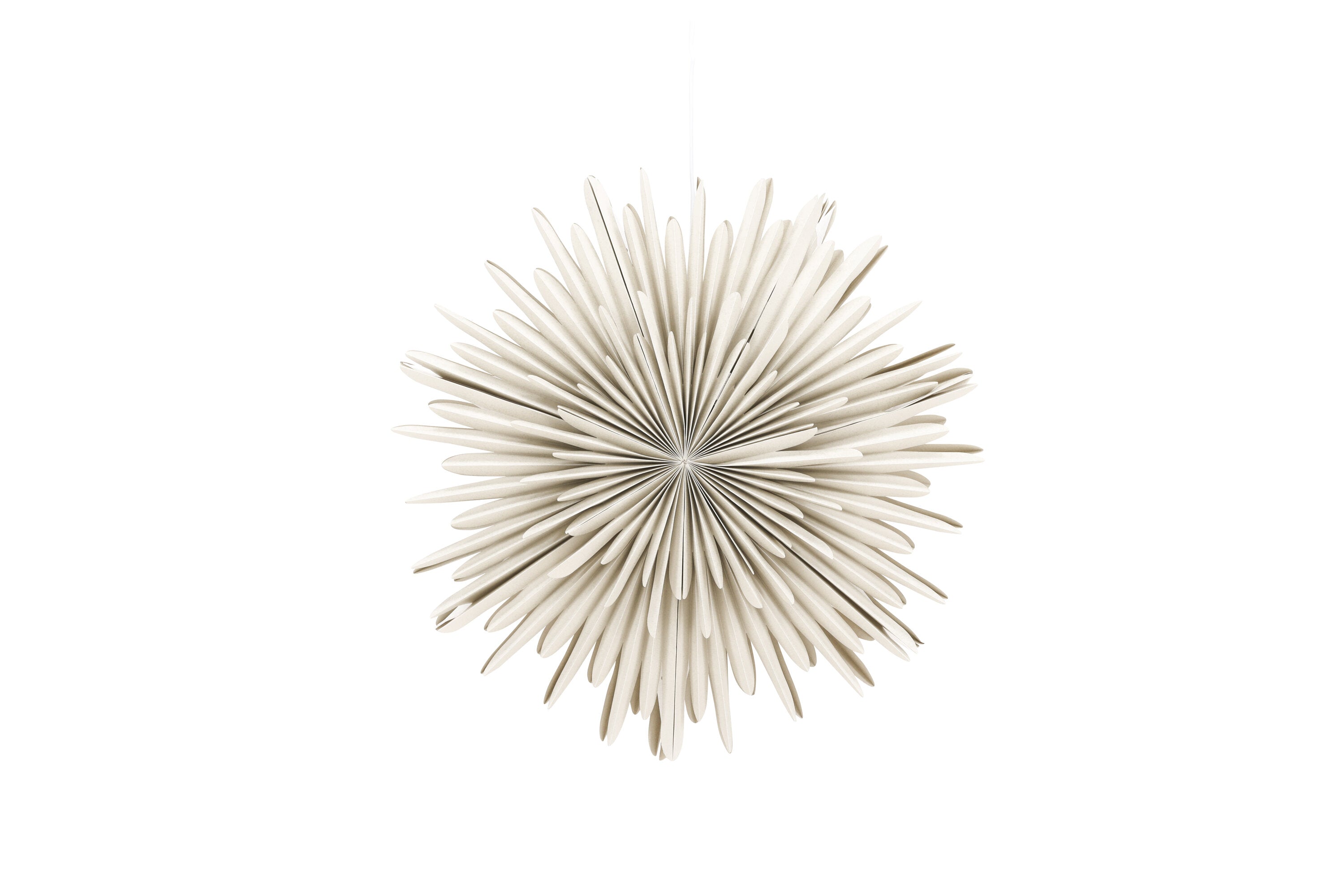 Rebellenclub Hanglamp Osaga – beige – Ø 60 cm