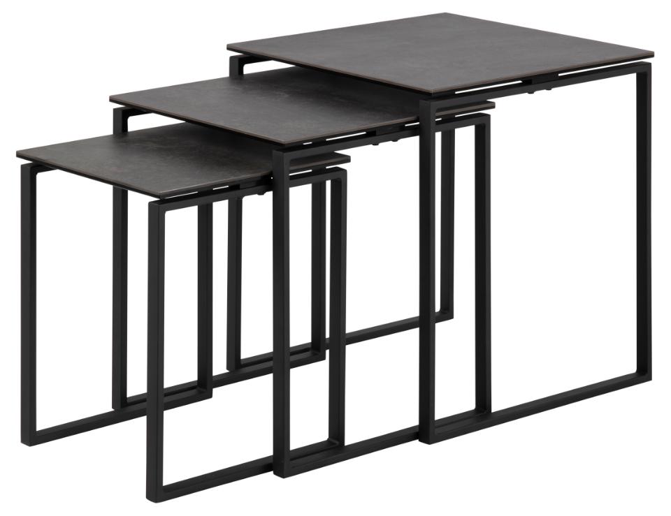 BRAM Salontafel Muker – 50 x 50 cm – Zwart