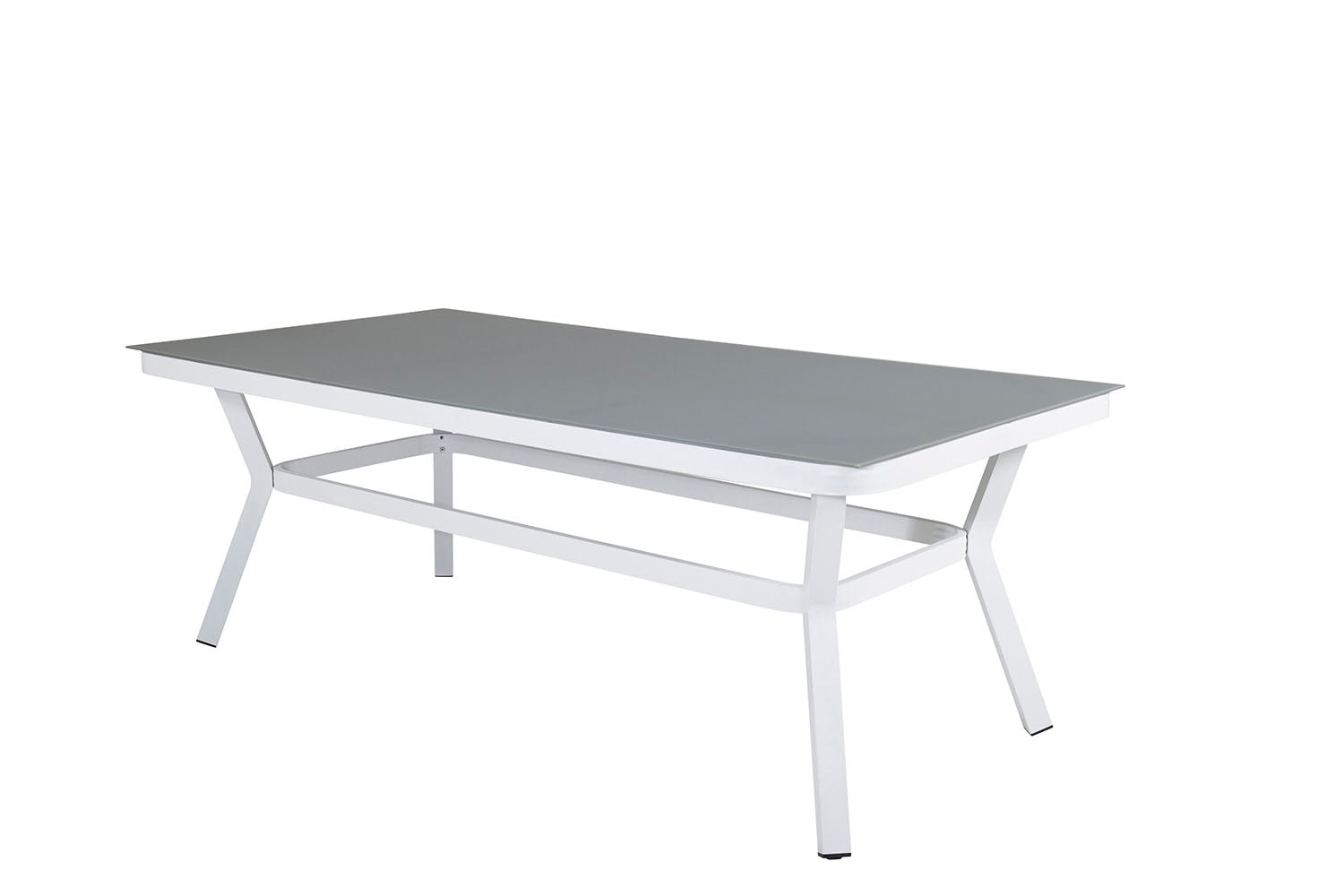 Rebellenclub Rechthoekige Tuintafel Amary – 200 x 100cm – Wit