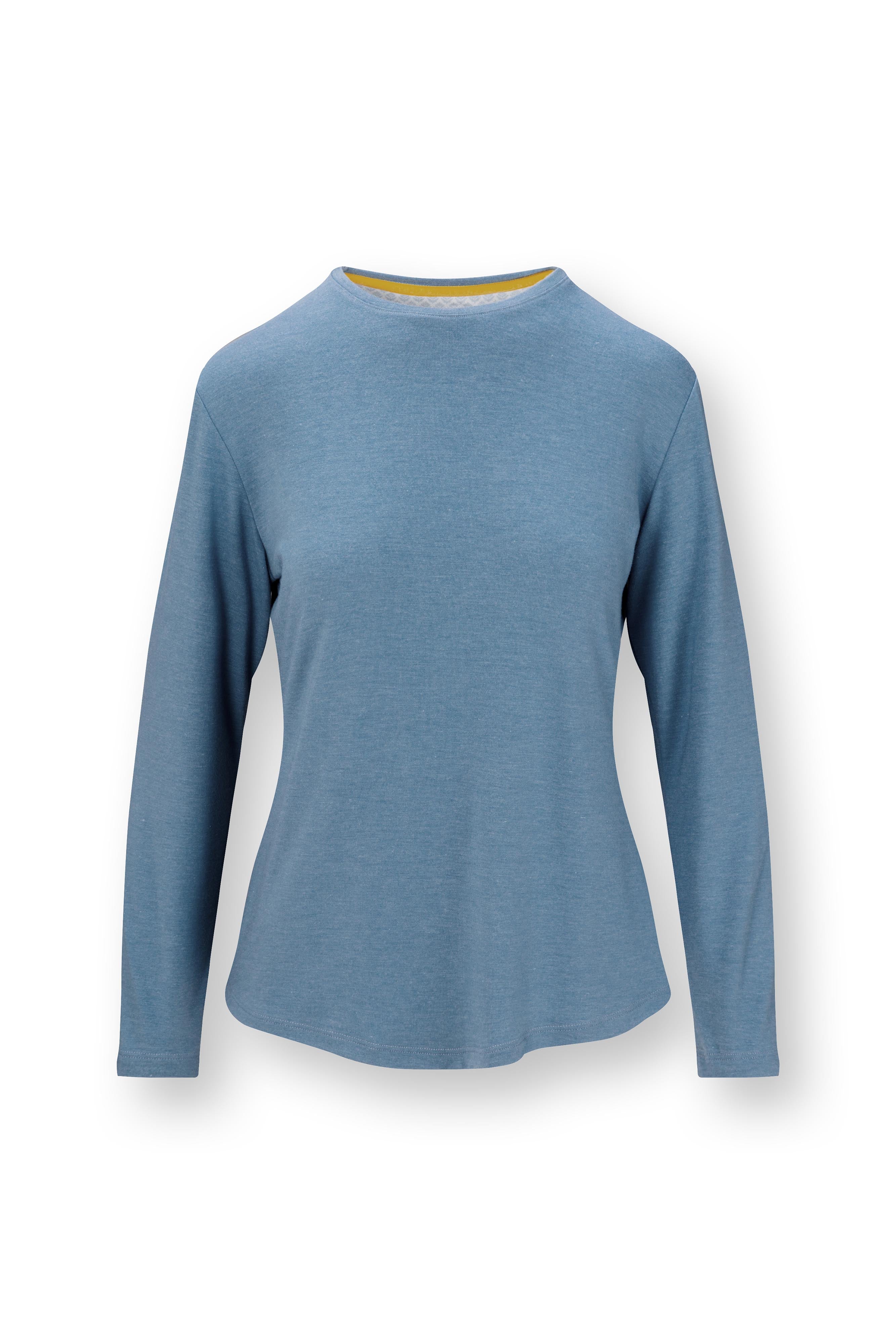 Pip Studio – Tom Pyjama t-shirt – Lange mouw Dames – Melee – Blauw – M