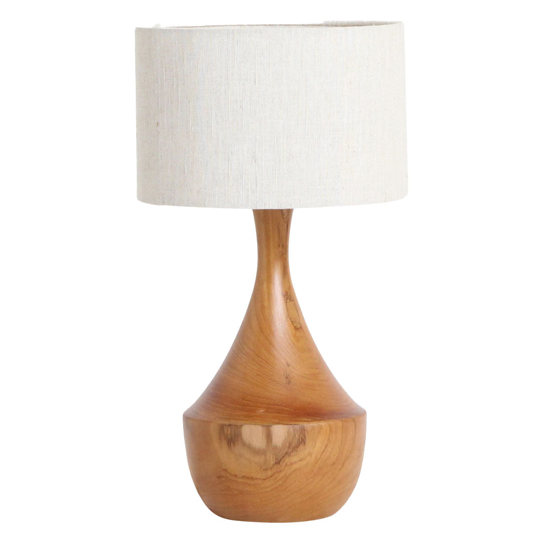 Raw materials tafellamp Aspen Amphora – teakhout – 27x27x49 cm
