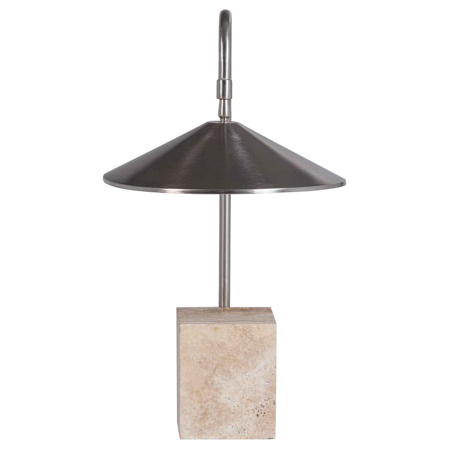 WOOOD tafellamp Korn – Metaal – Chrome – 58x56x15